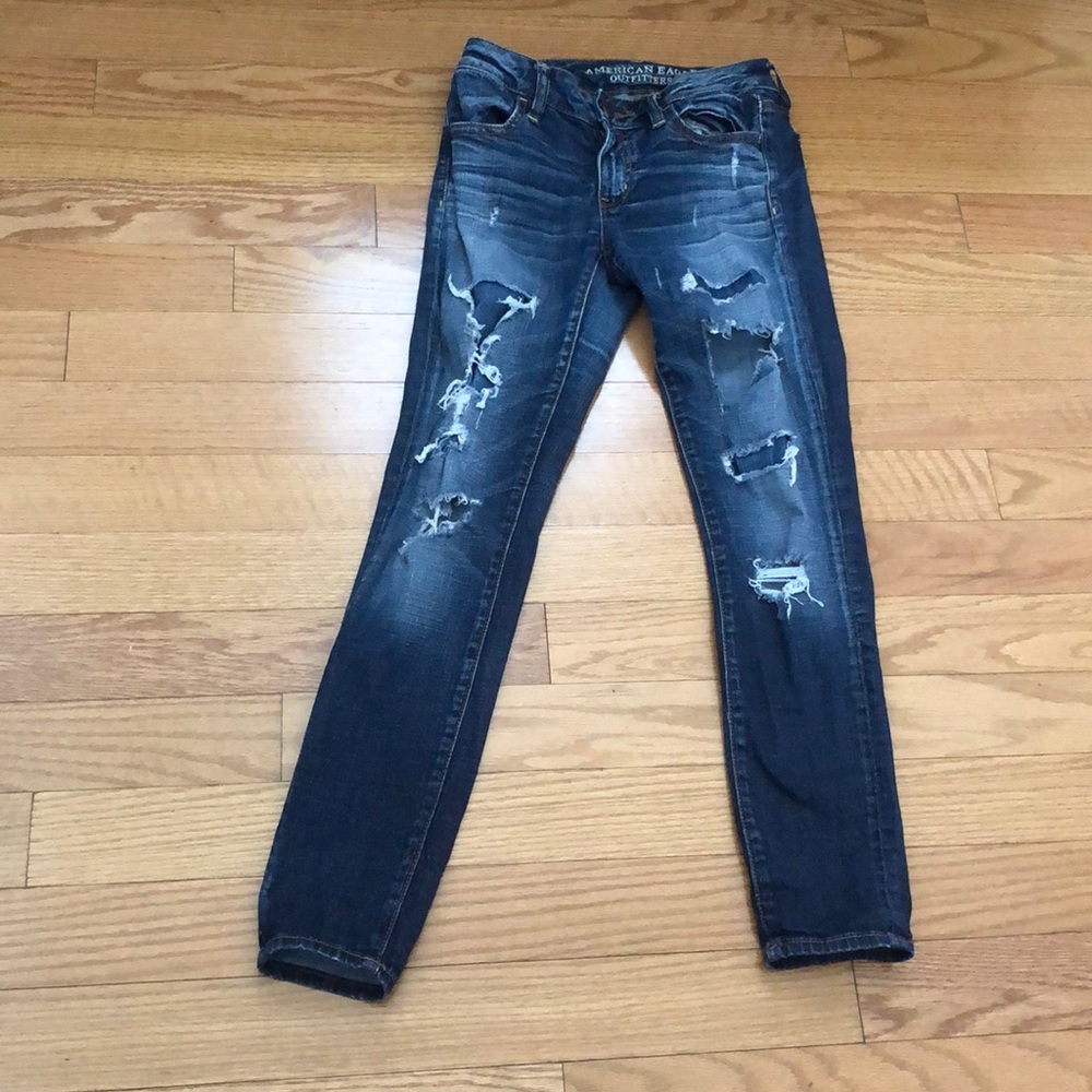 American Eagle Ripped skinny jeans